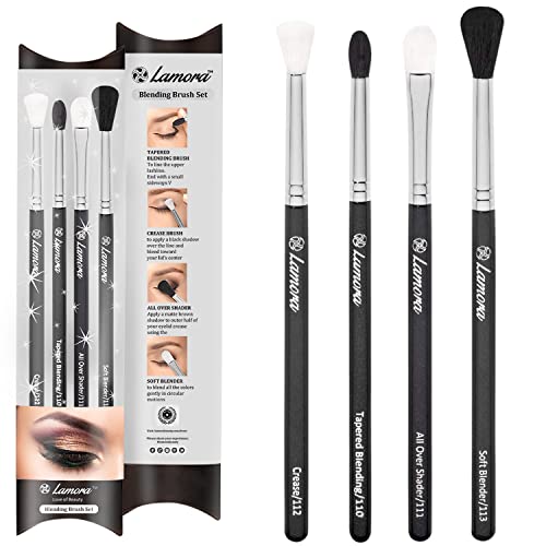 Eyeshadow Brush Set Blending Brushes – Eye Makeup Brushes Eyeshadow Kit – Smoky Eye Brush Set – For Shading or Blending of Eye Shadow Cream Powder Highlighter