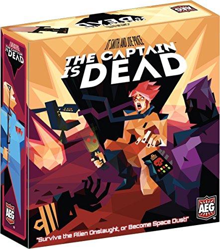The Captain is Dead – Cooperative Board Game, Save Your Starship, Fight The Aliens, 1 to 7 Players, 45 Minute Playtime, Ages 12 and Up, Alderac Entertainment Group (AEG)