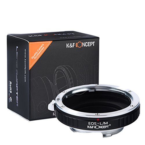 K&F Concept Lens Mount Adapter for Canon EOS EF Mount Lens to Leica M Lens Camera Body