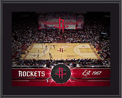 Houston Rockets 10.5″ x 13″ Sublimated Team Stadium Plaque – NBA Team Plaques and Collages