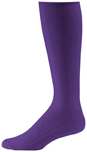Pro Feet Youth Boys Girls Baseball/Softball/Soccer Athletic Socks – 3 PACK (Little Kid’s 7-9, Purple)