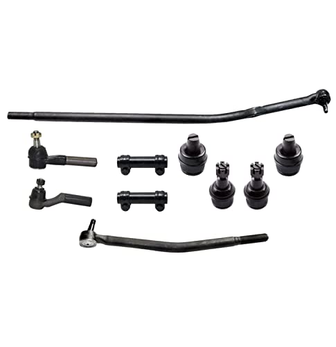 10 Pcs Suspension Kit Outer & Inner Tie Rod End Adjusting Sleeves Upper and Lower Ball Joints for Models With Single Rear Wheels | The Storepaperoomates Retail Market - Fast Affordable Shopping
