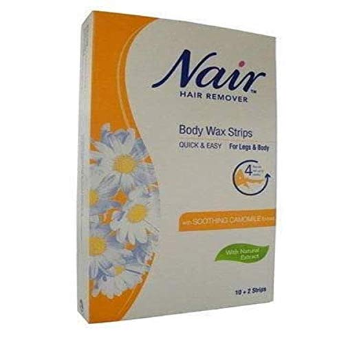 Nair Body Wax Strips, Pack Of 12