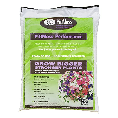PittMoss Performance PE2C 2 Cubic Feet Organic Potting Mix (Use Like Garden Soil)