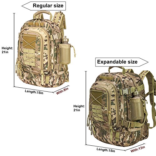 ARMYCAMO 40L Outdoor Expandable Tactical Backpack Military Sport Camping Hiking Trekking Bag (08001 Multicam) | The Storepaperoomates Retail Market - Fast Affordable Shopping