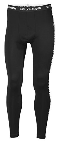 Helly Hansen Men’s Standard LIFA Quick Dry Moisture Wicking Thermal Baselayer Pant, 990 Black, Small