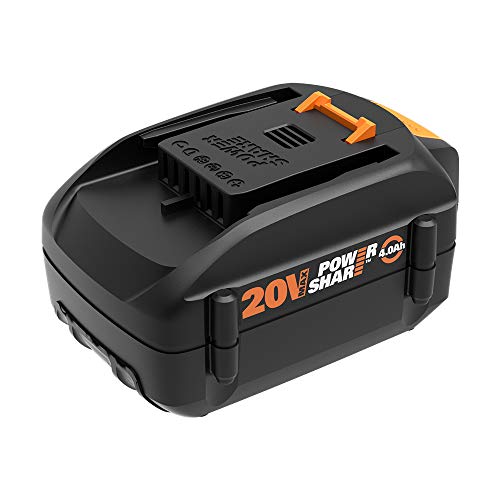 WORX WA3578 – PowerShare 20V 4.0Ah, Lithium Ion High Capacity Battery, Orange and Black