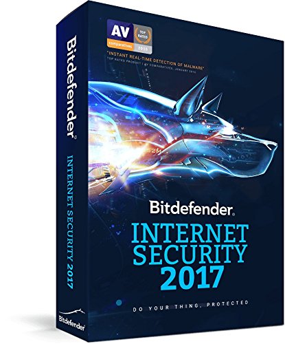 Bitdefender Internet Security 2017 | 1 PC, 1 Year | Download [Online Code]