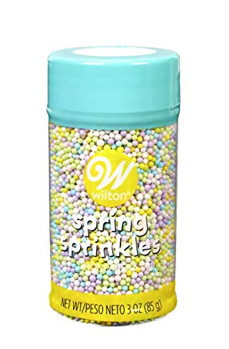 Wilton Sprinkles Nonpareils Spring/Easter Colors 3 Oz