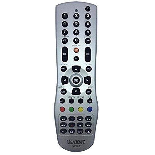 Universal Remote for All VIZIO LCD LED TV and Blue ray DVD for VR4 VUR10 VR2 VR15 VR10 XRU110 VUR8 VUR9 VUR5 VR17 XRU300 XRU100 XRT510 VUR12 XRT110 URC3440BG1 XRT112