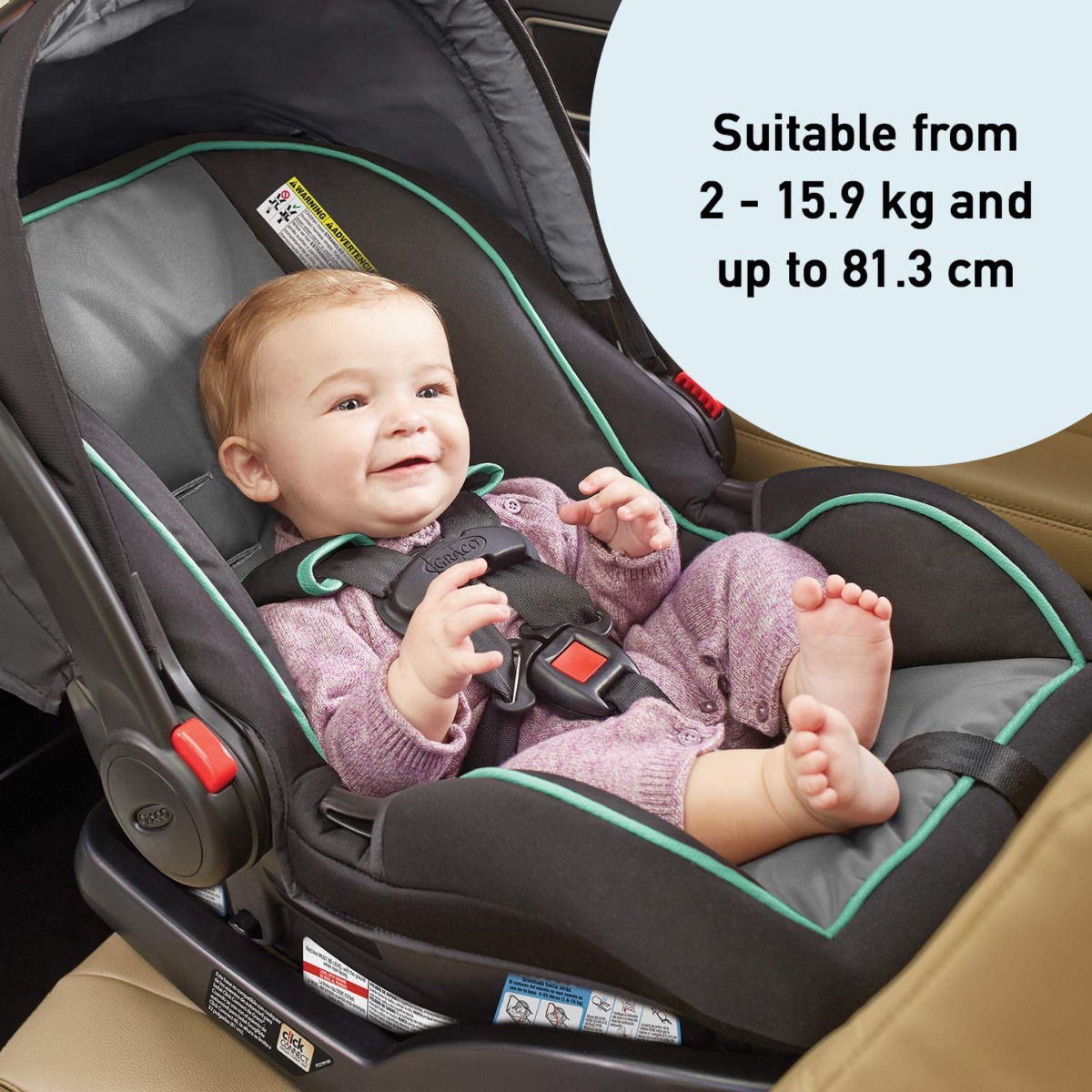 Graco SnugRide SnugLock 35 Infant Car Seat | Baby Car Seat, Tenley | The Storepaperoomates Retail Market - Fast Affordable Shopping