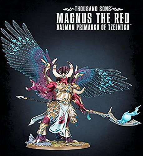 Games Workshop 99120102065″ Thousand Sons Magnus The Red, Black,12 years to 99 years
