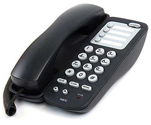 NEC Single Line Corded Analog Telephone (780034) Black DTH-1-1