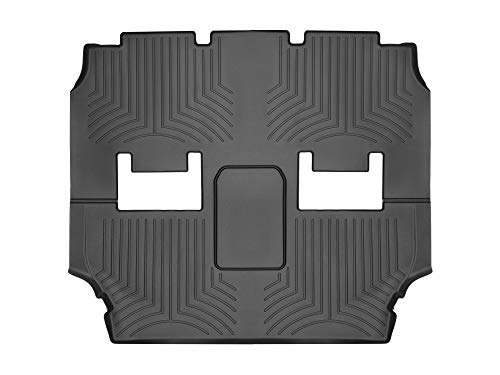 WeatherTech Custom Fit FloorLiner for Chrysler Pacifica -One Piece – 2nd and 3rd Row Coverage (Black)
