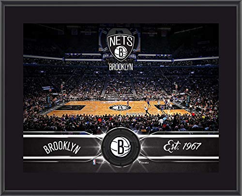 Brooklyn Nets 10.5″ x 13″ Sublimated Team Stadium Plaque – NBA Team Plaques and Collages