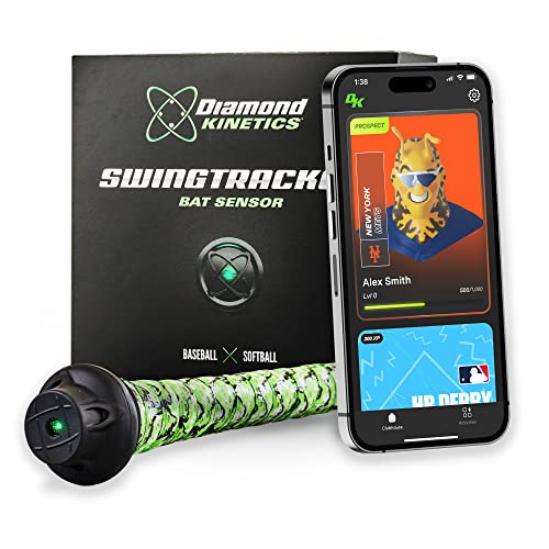 Diamond Kinetics SwingTracker Bat Sensor with FREE 1-Year Membership for Baseball and Softball