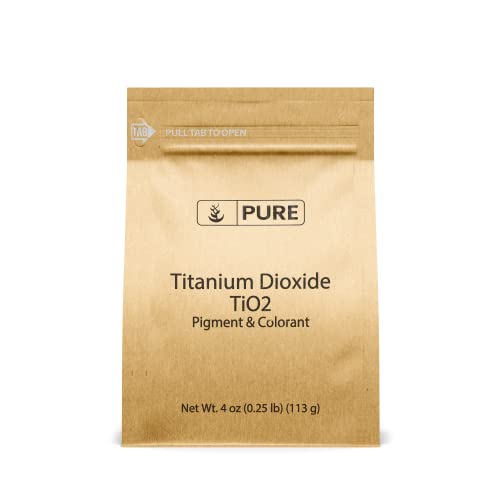 Pure Original Ingredients Titanium Dioxide (4 oz) Naturally Occurring, Pigment & Colorant