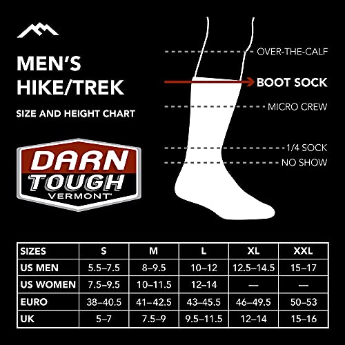 Darn Tough (Style 1955 Men’s Mountaineering Hike/Trek Sock – Smoke, Large | The Storepaperoomates Retail Market - Fast Affordable Shopping