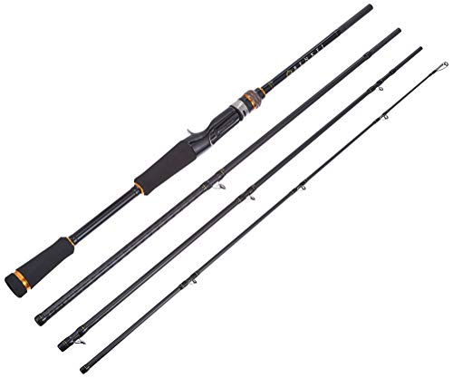 Major Craft BIC-704H Bass Rod, Bait, Benkei 4 Piece Fishing Rod