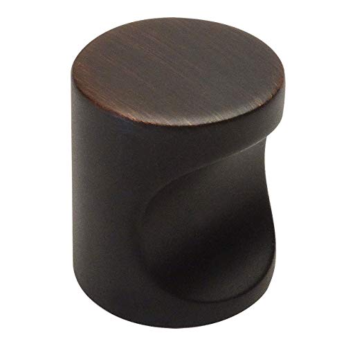 Cosmas 25 Pack 3312ORB Oil Rubbed Bronze Contemporary Cabinet Hardware Finger Pull – 3/4″ Diameter