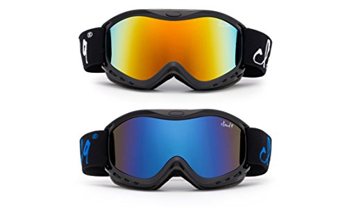 Cloud 9 – Kids Boys & Girls Snow Goggles Tailgrab Anti-Fog UV400 Snowboarding Ski 14 Popular Colors to Choose!