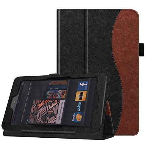 Fintie Folio Case for Kindle Fire 1st Generation – Slim Fit Stand Leather Cover for Amazon Kindle Fire 7″ Tablet (Will only fit Original Kindle Fire 1st Gen – 2011 Release, no Rear Camera),Dual Color