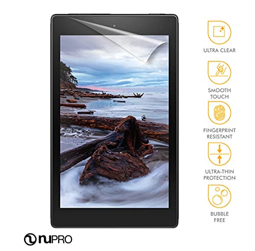 NuPro Clear Screen Protector for Amazon Fire HD 8 Tablet (7th and 8th Generation – 2017 and 2018 releases) (2-Pack) | The Storepaperoomates Retail Market - Fast Affordable Shopping