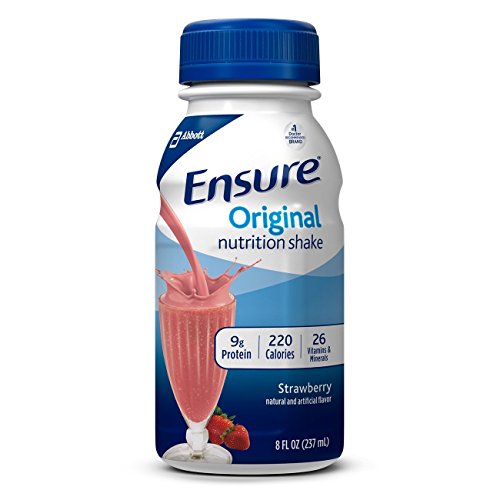 Ensure Original Nutrition Shake, Strawberry, 8 Ounces, 12 Count