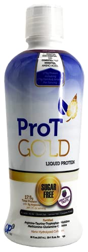 ProT GOLD Berry Sugar Free Liquid Protein Shot – 30oz Anti Aging. Proven to Boost Immunity. Formula Trusted by 4,000+ Medical Facilities for Complete Protein Nutrition and Proven 2X Faster Healing