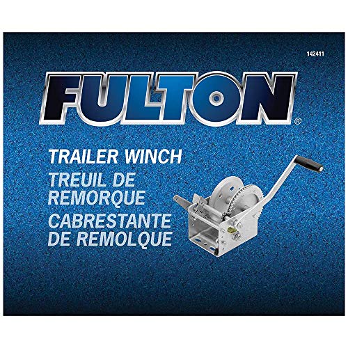 Fulton 142411 Dual Speed Winch with Hand Brake – 2600 lbs. Capacity, 1 Pack, Grey | The Storepaperoomates Retail Market - Fast Affordable Shopping
