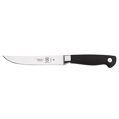 Mercer Culinary M21922 Genesis 5-Inch Non-Serrated Steak Knife,Black