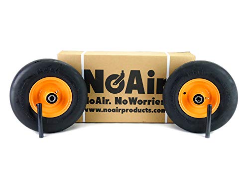 NoAir (2) Scag Flat Free Wheel Assemblies 13×5.00-6 Replaces 482503 9277