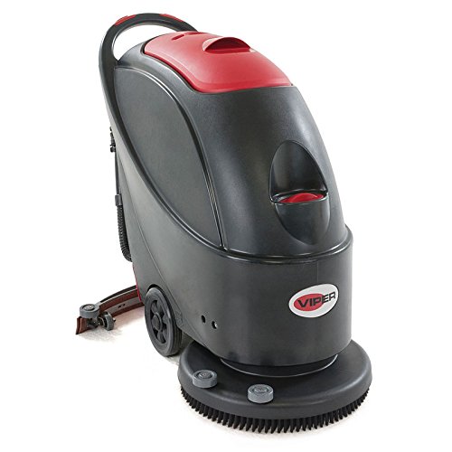 Viper Cleaning Equipment 50000243 AS510B Cord/Electric Scrubber, 20″ Brush, Battery Powered, 10.5 gal Tank, 31.1″ Squeegee Width, 150 rpm’s Brush Speed