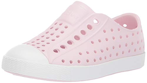 Native Shoes, Jefferson, Kids Shoe, Milk Pink/Shell White, 1 M US Little Kid
