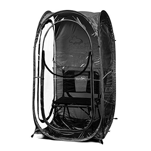 Under the Weather Black MyPod 1 Person Pop-up Weather Pod. The Original, Patented WeatherPod