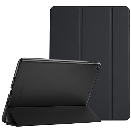 ProCase for iPad 9.7 Inch Case iPad 6th/5th Generation Case 2018 2017(Model: A1893 A1954 A1822 A1823), Ultra Slim Lightweight Stand Case with Translucent Frosted Back Smart Cover -Black