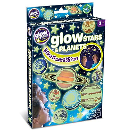 The Original Glowstars Stars and Planets Glow-in-The-Dark Set Designed for Children Ages 3+ Years (B8623)