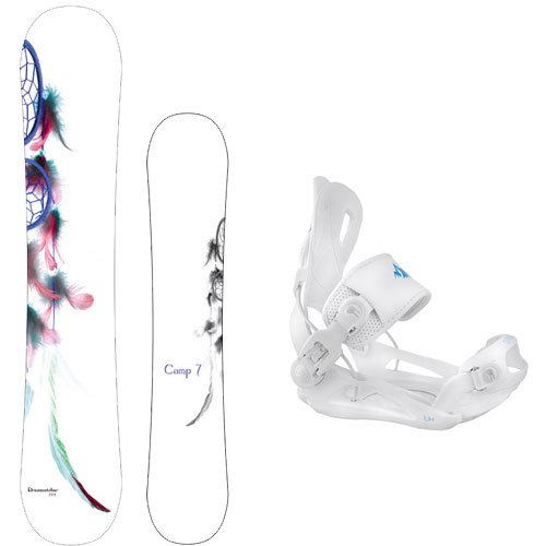 Camp Seven Package Dreamcatcher Snowboard 150 cm-System Lux Bindings