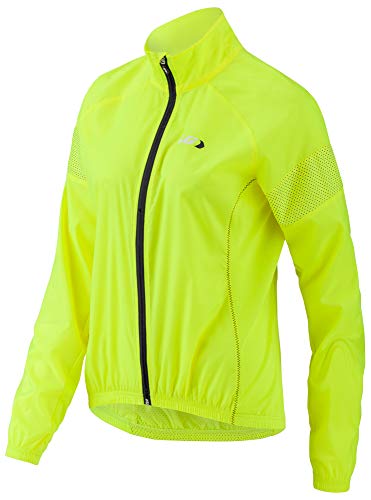 Louis Garneau, Women’s Modesto 3 Windproof, Breathable, Lightweight Bike Jacket, Bright Yellow, Large