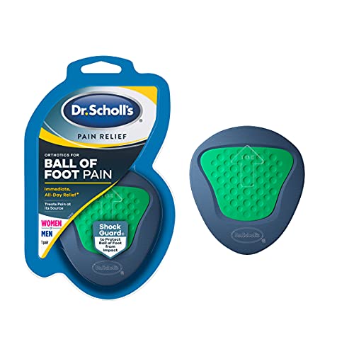 Dr. Scholl’s BALL OF FOOT Pain Relief Orthotics (One Size) // Clinically Proven Immediate and All-Day Relief of Ball-of-Foot Pain by Lifting and Reducing Pressure on Metatarsal Bones