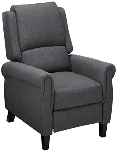 Christopher Knight Home Haddan Fabric Recliner, Charcoal