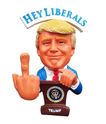 Donald Trump Doll – This Bobblehead Trump Has A Bobbling Middle Finger Instead of Head