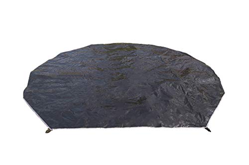 DANCHEL OUTDOOR Waterproof Bell Tent Footprint Round Tarps for Camping, Durable Groundsheet for Yurt Glamping Tents Portable Accessories(5m/16.4ft) 5.5lb