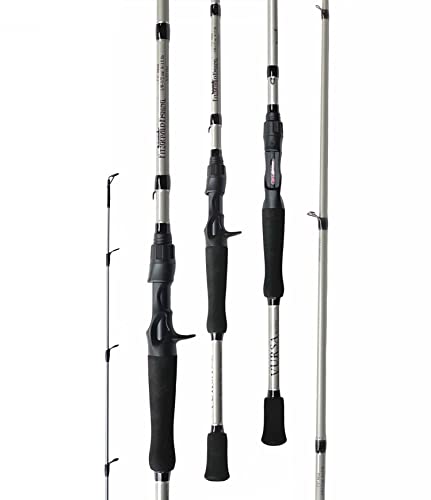 Fitzgerald Vursa Series Casting Rods 6’8″-7’8” Most Versatile Rods, Lightweight & Sensitive Tournament Performance Designed for Freshwater and Inshore, Great for Bass, Walleye or Musky Fishing
