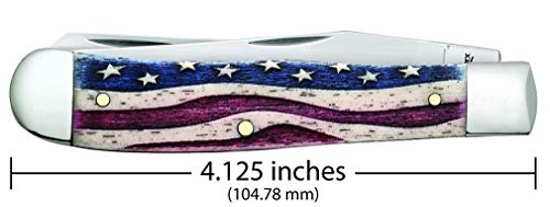 CASE XX WR Pocket Knife Patriotic Smooth Natural Bone Trapper Item #64132 – (6254 SS) – Length Closed: 4 1/8 Inches | The Storepaperoomates Retail Market - Fast Affordable Shopping