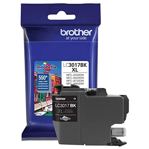 Brother Printer LC30172PK High Yield XL Black Ink Cartridge-2 Pack