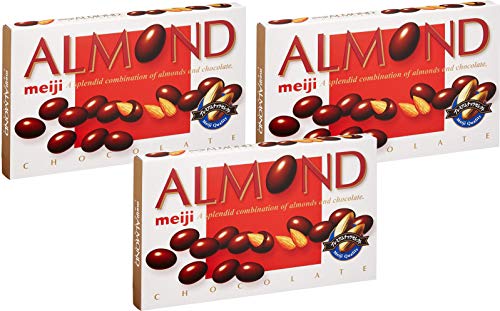 Meiji Almond Chocolate Box 3.10oz (3 Pack)