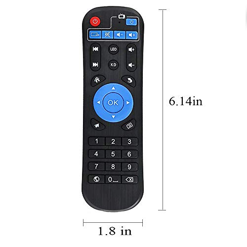 Amiroko Replacement Remote Control for T95Z Plus, T95K Pro, T95V Pro, T95U Pro, T95W Pro, Q Box Amlogic S912 Android TV Box IPTV Media Player | The Storepaperoomates Retail Market - Fast Affordable Shopping