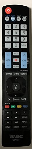 New Replaced LG Universal TV & DVD Blu-ray Player Remote Control for Almost All LG Plasma LCD LED 3D TV & DVD Blu-ray Player