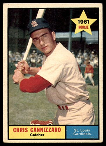 Baseball MLB 1961 Topps #118 Chris Cannizzaro Excellent+ RC Rookie Cardinals